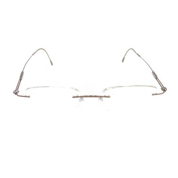 Silhouette 7534 40 6083 Titanium Brown Rimless Eyeglasses Frames 19 140 Austria - Picture 2 of 13